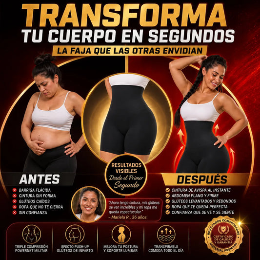 Faja Colombiana Moldeadora de Cintura y Realce de Glúteos